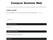 Tablet Screenshot of comprardominioweb.net